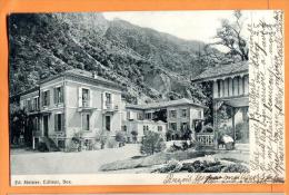 PBD-07 Les Bains De Lavey, Vue Des Installations..  Précurseur. Cachet 1903 - Lavey