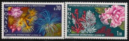 E)1974 MONACO, REEF-OCEAN,  SCIENTIFIC EXPLOITATION OF MEDITERRANEAN SEA, SET OF 2, MNH - Usados