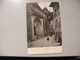 A351.  CPA. SUISSE. FRIBOURG. ESTAVAYER. Chapelle De Rivaz.  Beau Plan Animé. Ecrite & Voyagée 1902 - Chapelle