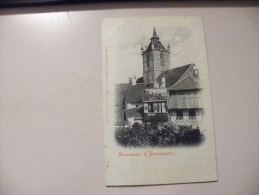 A351.  CPA. SUISSE. FRIBOURG. Souvenir D' ESTAVAYER..  Beau Plan . Ecrite & Voyagée 1902 - Estavayer