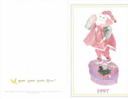 SWITZERLAND 1996/1997 - SWISS POST CHRISTMAS CARD - W MUSIC BOXES & AUTOMATA 4 STAMPS 1996  W 4 STS OF0,70-0,90-1,10-180 - Brieven En Documenten