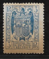 LOTE 1891 B   ///  ESPAÑA - ESPECIAL FACTURAS Y RECIBOS  3 PTAS **  MNH (SOMBRAS DEL TIEMPO) - Steuermarken