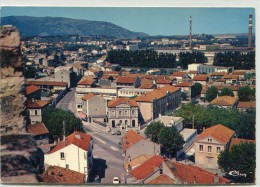 CPSM 07  LA VOULTE VUE AERIENNE DU CHATEAU  Grand Format 15 X 10,5 Cm - La Voulte-sur-Rhône