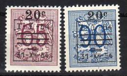 941/42  ** Cob 3.00 - 1977-1985 Zahl Auf Löwe (Chiffre Sur Lion)