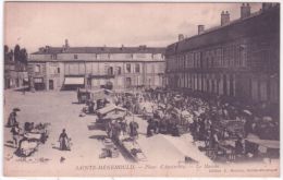 SAINTE-MENEHOULD - Place D'Austerlitz -le Marché -ed. E Moisson - Sainte-Menehould