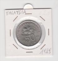 MALESIA   50 SEN   ANNO 1989 - Malaysia
