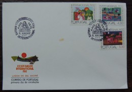 Enveloppe Premier Jour : XXXVI Rallye International  FLCC – 04/08/1975 – Lagoa De Santo-André - Emissions Locales