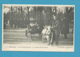 CPA PARIS VECU Aux Champs Elysées Promenade En Calèche Tirée Par Une Chèvre - Champs-Elysées