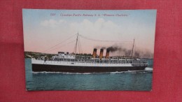 Canadian Pacific Railway S.S. Princess Charlotte====== 2158 - Dampfer