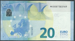 € 20  PORTUGAL  MC M001 G3  DRAGHI  UNC - 20 Euro