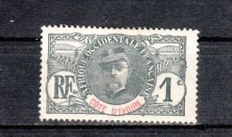 Côte-d'Ivoire YT 21 * : Général Faidherbe - 1906 - Unused Stamps