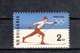 Bulgarie YT 1006 ** : Squaw Valley , Ski De Fond - 1960 - Inverno1960: Squaw Valley