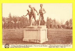 * Mariemont (Morlanwelz - Mons - Hainaut - La Wallonie) * (Desaix, Nr 17) Parc Du Chateau Statue Ver La Vie Par Rousseau - Morlanwelz