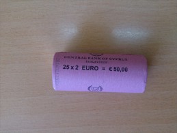 Cyprus 2014 2 Euro Roll UNC - Cipro