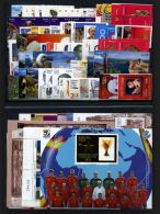 ESPAGNE ESPAÑA SPAIN 2010 FULL YEAR AÑO COMPLETO STAMPS, CARNET AND SHEETS, SELLOS, CARNET Y HOJAS BLOQUE - Full Years