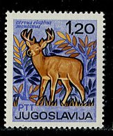 (cl.11 - P.52) Yougoslavie ** N° 1124 (ref. Michel Au Dos) - Cerf - - Unused Stamps