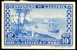 ALGERIE - N° 45 / CP EXPO. PHILA. INTER. D´A.F.N. AVEC SA VIGNETTE MAUVE OBL. DU 5/5/1930, PAS CIRCULÉ - TB - Lettres & Documents