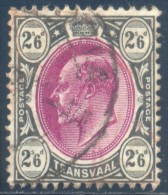 Transvaal 1904. 2sh6d Magenta And Black (wmk MCA). SACC 275, SG 269. - Transvaal (1870-1909)