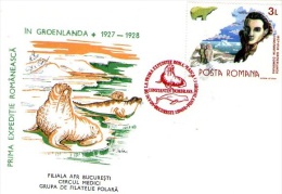 Groenlanda (Gronland) Constantin Dumbrava 1927-1928 - București 1988 - Polarforscher & Promis