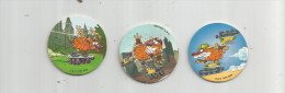 E-T-I , POG , 1996 WPF , CANDY'UP , N° 1/3/5 , LOT DE 3 POGS , Frais Fr: 1.30€ - Andere & Zonder Classificatie