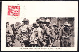 FRANCE - N° 216 - TROUPES AMERICAINES EN FRANCE  - JUIN 1917. - Other & Unclassified