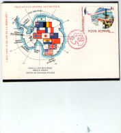 Antarctic Treaty 30 Years - București 1989 - Polar Explorers & Famous People