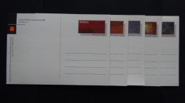 Norway - 1997 - Mi: P 197-201* - Look Scans - Postal Stationery