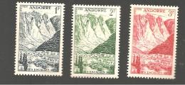 Andorre Francais 138-141 Les Escaldes, Neuf  Trace Charnières - Used Stamps