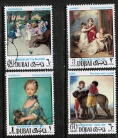 DUBAI  VF USED1968 PAINTINGS UNLISTED By Scott - Dubai