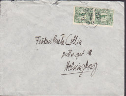 Sweden GRIMSLÖF 1912 Cover Brief HELSINGBORG 2x (Pair) Gustaf V. (2 Scans) - Briefe U. Dokumente