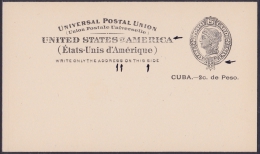 1899-EP-115. CUBA. US OCCUPATION. 1899. Ed.40. ENTERO POSTAL. POSTAL STATIONERY. POSICIONES MARCADAS. - Covers & Documents