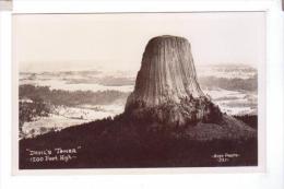 DEVIL'S TOWER  Photo POST CARD  Rppc - Other & Unclassified