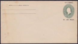 1899-EP-124. CUBA US OCCUPATION. 1899. ENTERO POSTAL US HABILITADO. 2c. Ed.42. POSTAL STATIONERY - Storia Postale