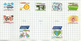 Pays-Bas N°2698 à 2703, 2707 à 2709 - Used Stamps