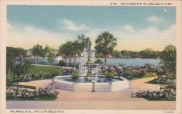 Florida Orlando The Fountain In Lake Eola Park - Orlando