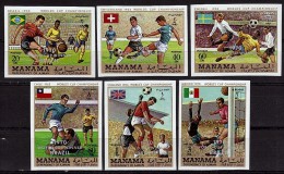 MANAMA   N°   * *   SURCHARGE  NON DENTELE Cup 1970   Fussball  Soccer Football - 1970 – Mexique