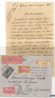 DJIBOUTI-FRANCE 1931 Vol Piloté Marcel Goulette-Andrè Salel - Charte+ D'articles De Journaux - Ex N. SOCORRO GUERRA - Cartas
