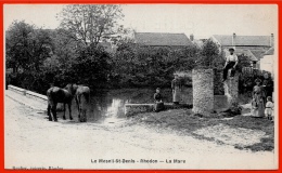 CPA 78 St LE MESNIL-SAINT-DENIS Yvelines - RHODON - La Mare ° Roulier épicerie - Le Mesnil Saint Denis