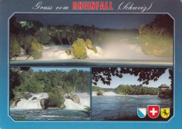 Switzerland, Suisse, RHEINFALL, Multi View, Used Postcard [16225] - Sonstige & Ohne Zuordnung