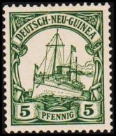 1901. DEUTSCH-NEU-GUINEA 5 Pf. Kaiserjacht SMS Hohenzollern.  (Michel: 8) - JF190836 - Sonstige & Ohne Zuordnung