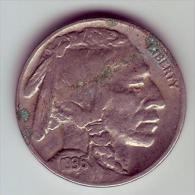 - USA - Etats Unis - Five Cents Buffalo 1936. - 1913-1938: Buffalo