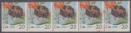 1979.40 CUBA 1979 PERFORATED ERROR. ROSA DE CULTIVO.ROSE FLORES FLOWERS. MANCHAS. - Unused Stamps