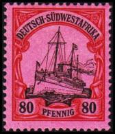 1900. DEUTSCH-SÜDWESTAFRIKA 80 Pf. Kaiserjacht SMS Hohenzollern.  (Michel: 19) - JF190901 - Sonstige & Ohne Zuordnung