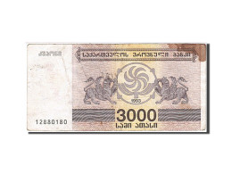 Billet, Géorgie, 3000 (Laris), 1993, 1993, KM:45, TB - Georgien