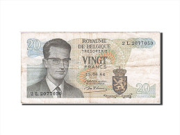 Belgique, 20 Francs, 1964-1966, KM:138, 1964-06-15, TTB - Other & Unclassified
