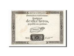 Billet, France, 10 Livres, 1792, 1792-10-24, TTB, KM:A66a, Lafaurie:161a - Assignats