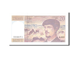 Billet, France, 20 Francs, 1991, Undated, NEUF, Fayette:66 Bis.2, KM:151e - 20 F 1980-1997 ''Debussy''