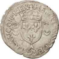 Monnaie, France, Douzain Aux Croissants, 1551, Paris, TTB, Billon, Duplessy:997 - 1547-1559 Henry II