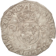 Monnaie, France, Douzain Aux Croissants, 1550, Rennes, TB+, Billon, Duplessy:997 - 1547-1559 Enrique II