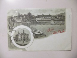 A352.  CPA. SUISSE. Soleure . Gruss Aus Olten.  Beau Plan . Ecrite & Voyagée 1900 - Olten